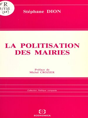 cover image of La politisation des mairies